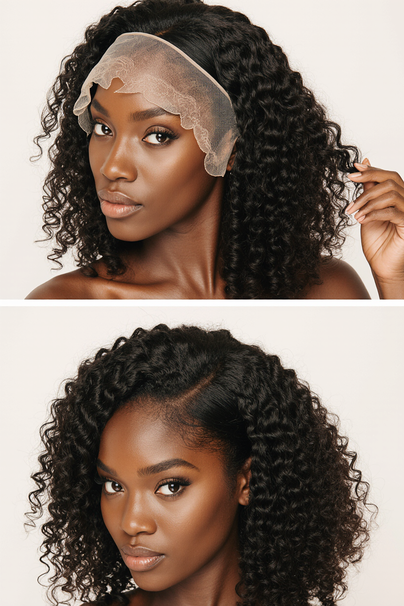 SWISS LACE FRONTALS - Natural curly