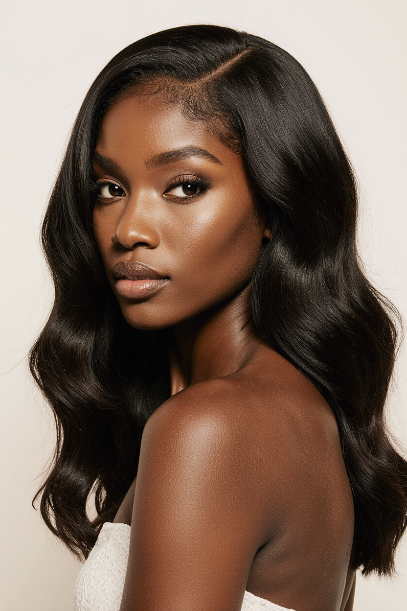 TRANSPARENT LACE FRONTALS - Natural straight
